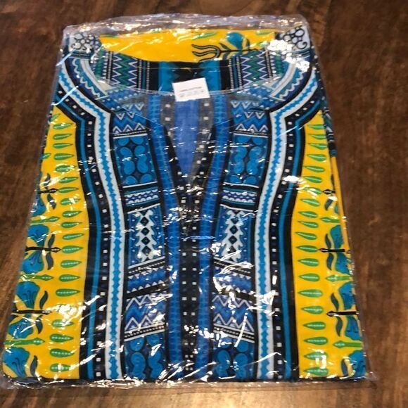 Big Mama Dakishi shirt bright yellow one size NWOT - Picture 8 of 8